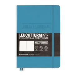 Leuchtturm1917 Hardcover Dot Grid Bullet Journal In Nordic Blue - A5