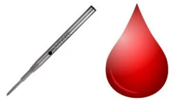 Montblanc Ballpoint Pen Refill In Red By Monteverde - Medium Point