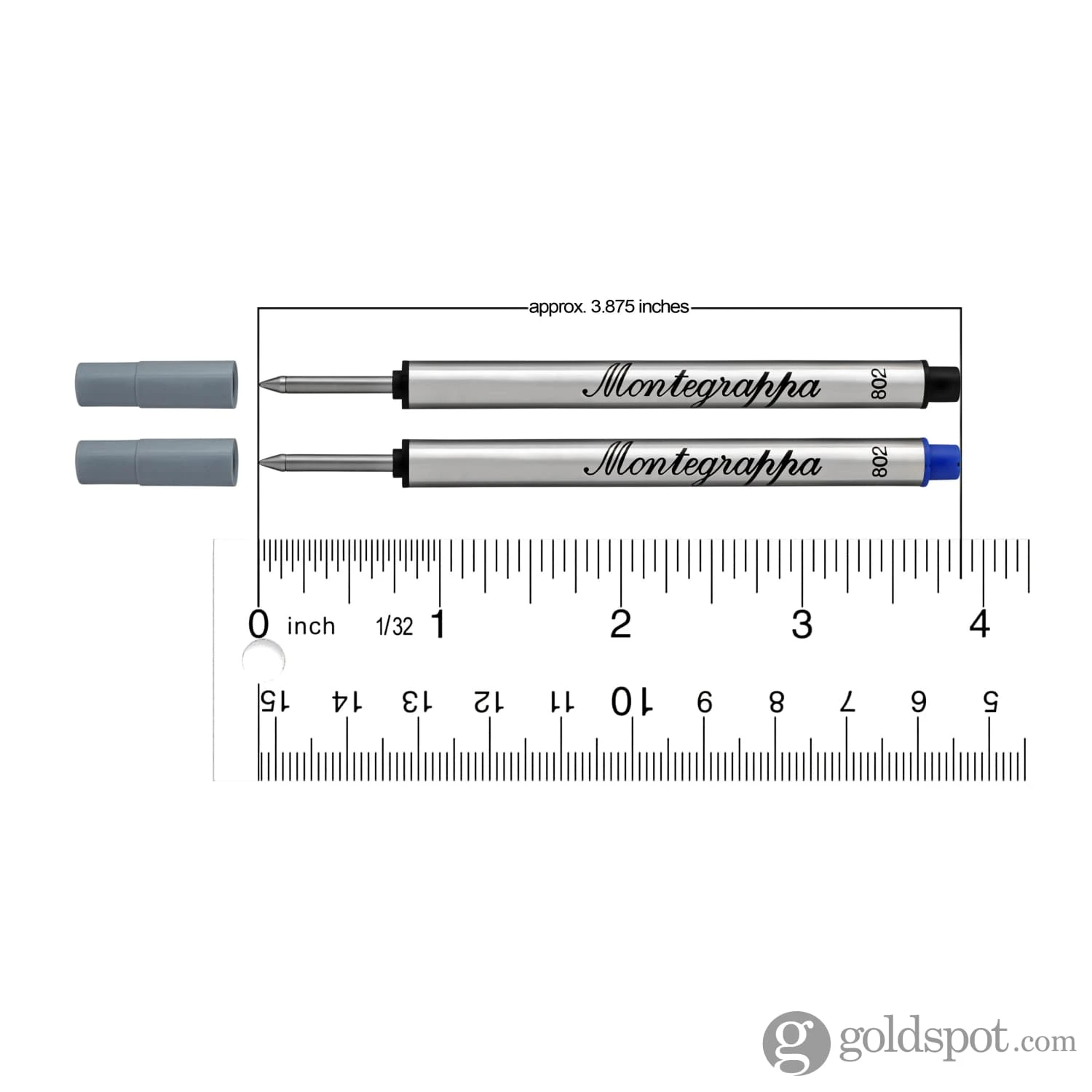 Montegrappa Micra Rollerball Refill In Black 2 Montegrappa Micra Rollerball Refill In Black - Image 2