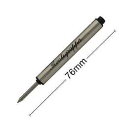 Montegrappa Rollerball Refill In Black For Piccola