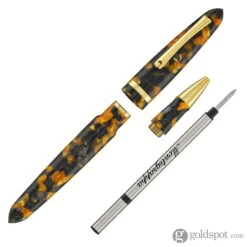 Montegrappa Venetia Rollerball Pen In Havana Amber -Pen & Paper Store montegrappa venetia rollerball pen in havana amber 704