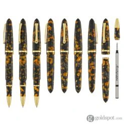 Montegrappa Venetia Rollerball Pen In Havana Amber -Pen & Paper Store montegrappa venetia rollerball pen in havana amber 969