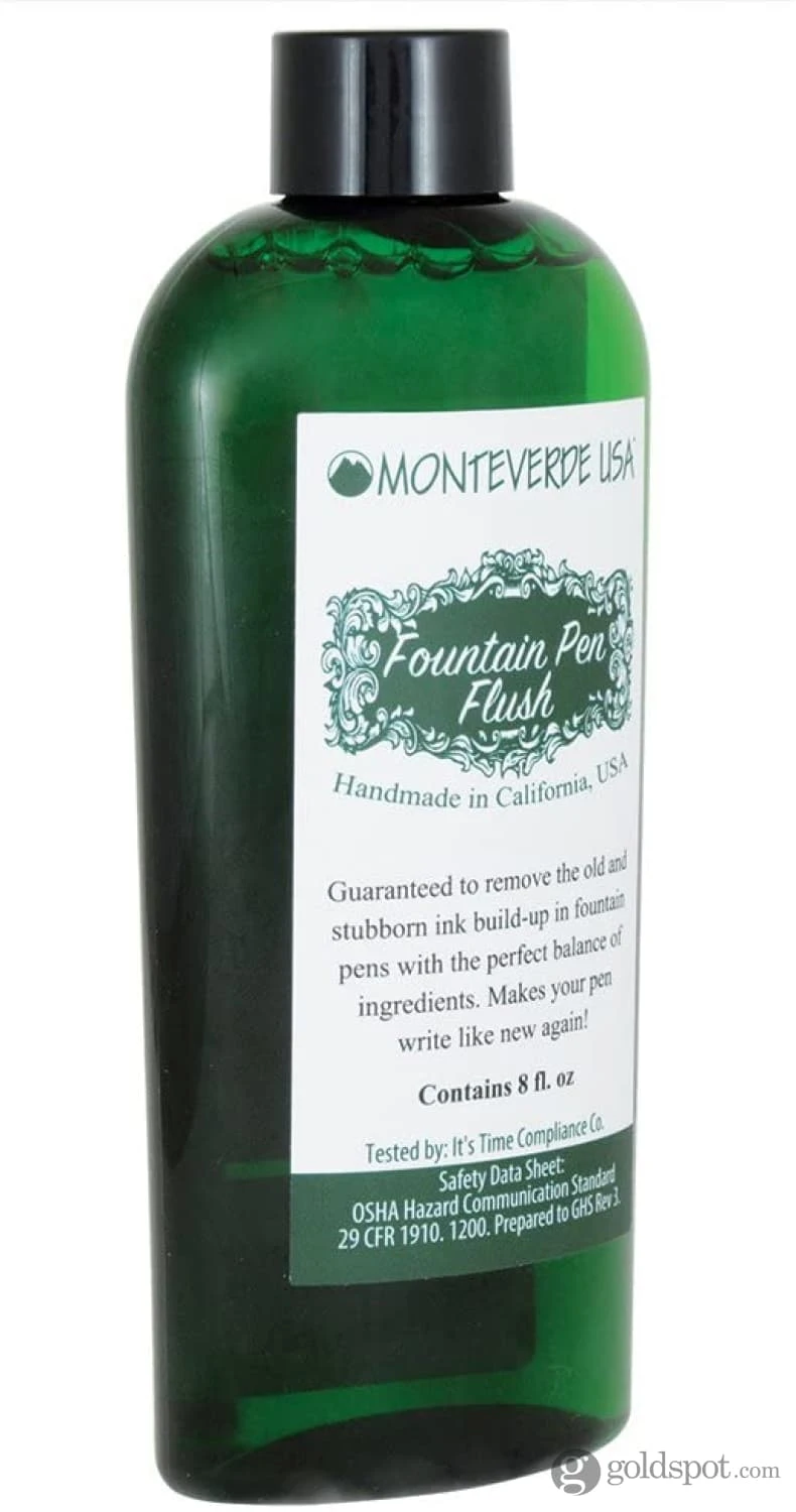 Monteverde Fountain Pen Flush To Clean Stubborn Build-Up - 8 Oz 2 Monteverde Fountain Pen Flush To Clean Stubborn Build-Up - 8 Oz - Image 2