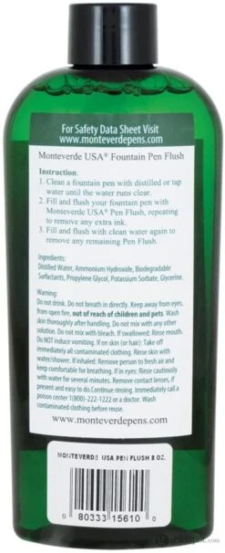 Monteverde Fountain Pen Flush To Clean Stubborn Build-Up - 8 Oz 7 Monteverde Fountain Pen Flush To Clean Stubborn Build-Up - 8 Oz -Pen & Paper Store monteverde fountain pen flush to clean stubborn build up 8 oz 770