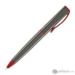Monteverde Impressa Ballpoint Pen In Gunmetal With Red Trim -Pen & Paper Store monteverde impressa ballpoint pen in gunmetal with red trim 441