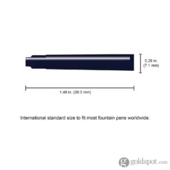 Monteverde Ink Cartridges International Size In Blue/Black - Pack Of 6 -Pen & Paper Store monteverde ink cartridges international size in blueblack pack of 6 242