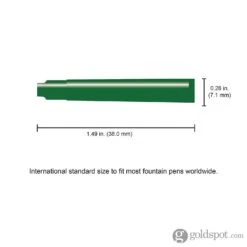 Monteverde Ink Cartridges International Size In Green - Pack Of 6 7 Monteverde Ink Cartridges International Size In Green - Pack Of 6 -Pen & Paper Store monteverde ink cartridges international size in green pack of 6 881