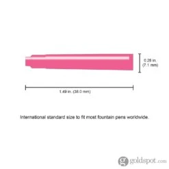 Monteverde Ink Cartridges International Size In Pink - Pack Of 6 -Pen & Paper Store monteverde ink cartridges international size in pink pack of 6 144