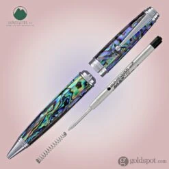 Monteverde Invincia Deluxe Ballpoint Pen In Abalone With Chrome Trim -Pen & Paper Store monteverde invincia deluxe ballpoint pen in abalone with chrome trim 959