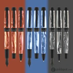 Monteverde Prima Fountain Pen In Blue Swirl -Pen & Paper Store monteverde prima fountain pen in blue swirl 771