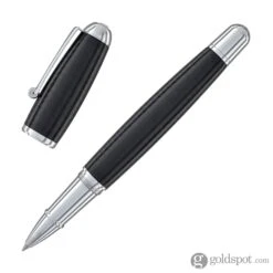 Monteverde Super Mega Rollerball Pen In Carbon Fiber With Chrome Trim -Pen & Paper Store monteverde super mega rollerball pen in carbon fiber with chrome trim 139