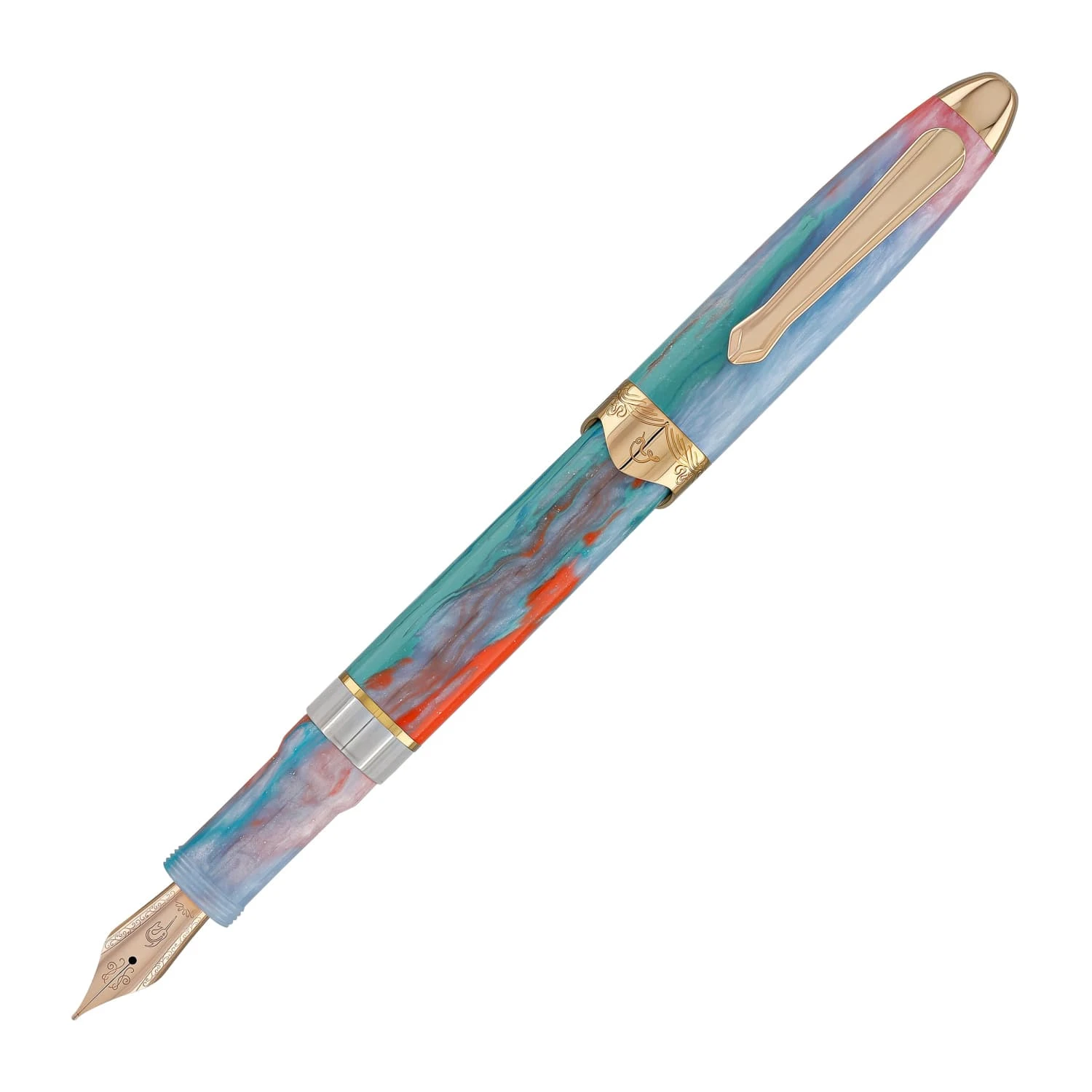 Nahvalur (Narwhal) Horizon Fountain Pen In Dawn 1 Nahvalur (Narwhal) Horizon Fountain Pen In Dawn