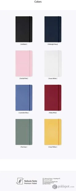 Nebula By Colorverse A5 Notebook In Midnight Navy -Pen & Paper Store nebula by colorverse a5 notebook in midnight navy 670