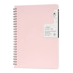 Nebula By Colorverse Casual A5 Notebook In Baby Pink
