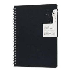 Nebula By Colorverse Casual A5 Notebook In Black