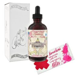Noodler's Cranberry With Free Pen Fountain Pen Ink - 4.5oz