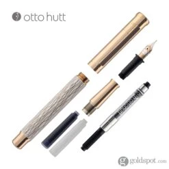 Otto Hutt Design 04 Fountain Pen In Wave White With Rose Gold Trim -Pen & Paper Store otto hutt design 04 fountain pen in wave white with rose gold trim 294