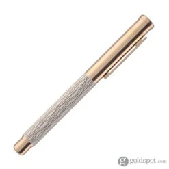 Otto Hutt Design 04 Fountain Pen In Wave White With Rose Gold Trim -Pen & Paper Store otto hutt design 04 fountain pen in wave white with rose gold trim 573