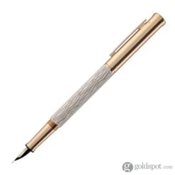 Otto Hutt Design 04 Fountain Pen In Wave White With Rose Gold Trim -Pen & Paper Store otto hutt design 04 fountain pen in wave white with rose gold trim 959