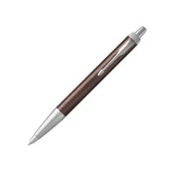Parker IM Premium Ballpoint Pen In Brown With Chrome Trim