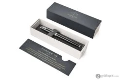 Parker IM Rollerball Pen In Black With Chrome Trim -Pen & Paper Store parker im rollerball pen in black with chrome trim 123