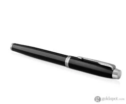 Parker IM Rollerball Pen In Black With Chrome Trim -Pen & Paper Store parker im rollerball pen in black with chrome trim 519