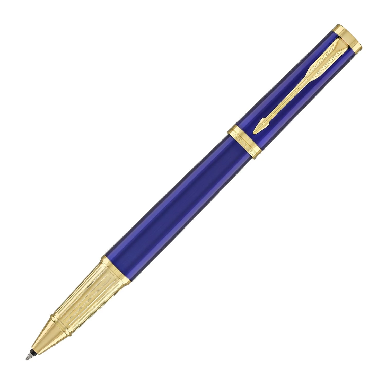 Parker Ingenuity Rollerball Pen In Blue With Gold Trim 1 Parker Ingenuity Rollerball Pen In Blue With Gold Trim