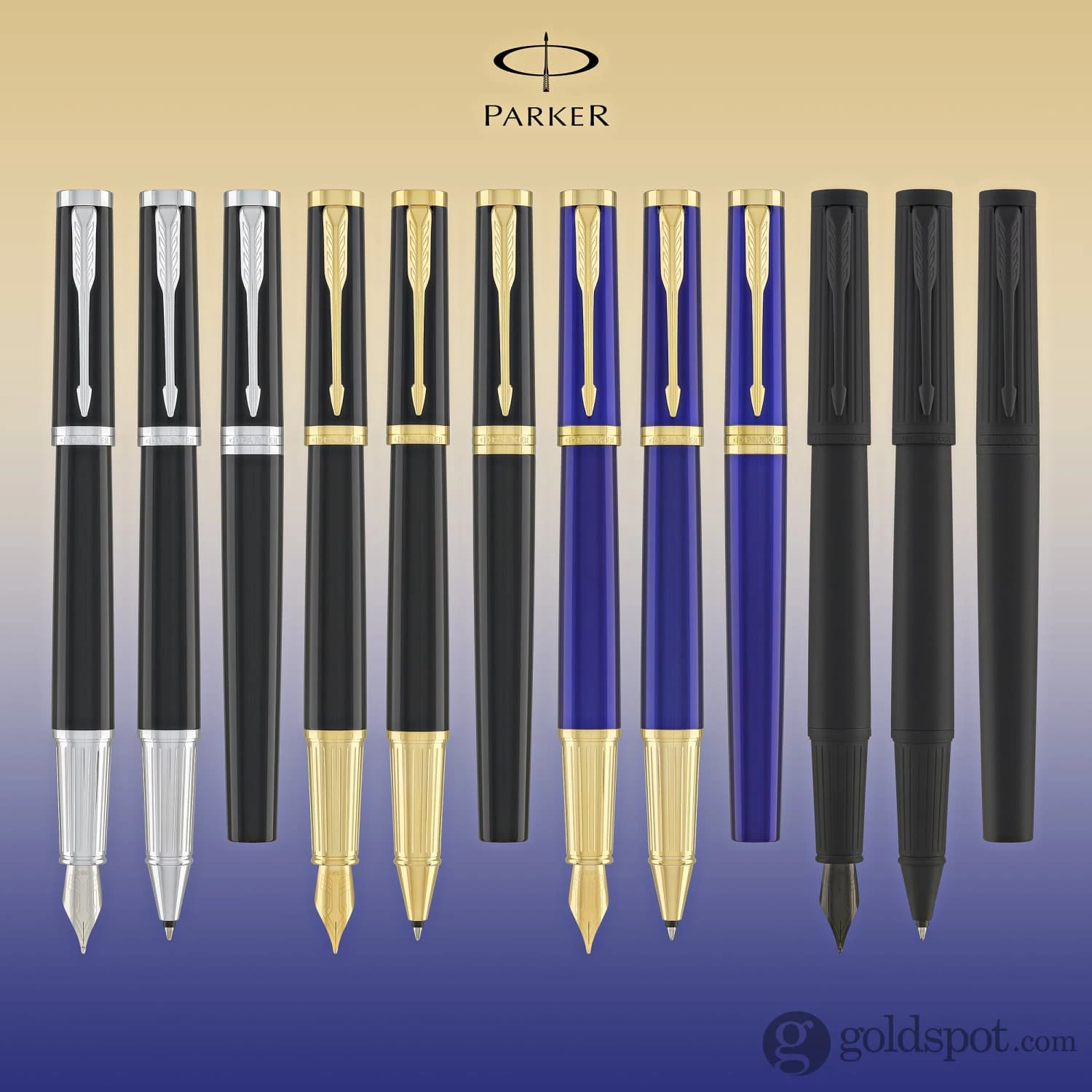 Parker Ingenuity Rollerball Pen In Blue With Gold Trim 10 Parker Ingenuity Rollerball Pen In Blue With Gold Trim - Image 10