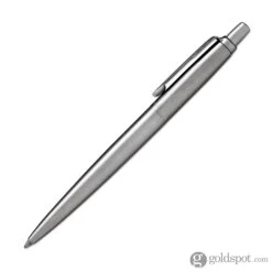 Pen & Paper Store -Pen & Paper Store parker jotter ballpoint pen in stainless steel with chrome trim 106