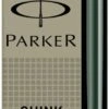 Parker Quink Ink Cartridges In Permanent Black - 5 Pack - 30110