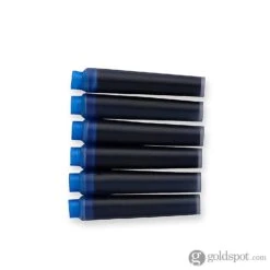 Parker Quink Mini Ink Cartridges In Washable Blue - Pack Of 6 -Pen & Paper Store parker quink mini ink cartridges in washable blue pack of 6 466