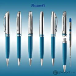 Pelikan Jazz Classic Ballpoint Pen In Petrol Blue -Pen & Paper Store pelikan jazz classic ballpoint pen in petrol blue 217