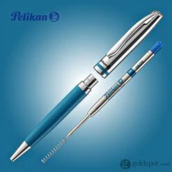 Pelikan Jazz Classic Ballpoint Pen In Petrol Blue -Pen & Paper Store pelikan jazz classic ballpoint pen in petrol blue 690