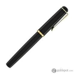 Pelikan P200 Fountain Pen In Black With Gold Trim -Pen & Paper Store pelikan p200 fountain pen in black with gold trim 545