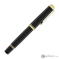 Pelikan Souveran M600 Fountain Pen In Black With Gold Trim - 14K Gold -Pen & Paper Store pelikan souveran m600 fountain pen in black with gold trim 14k 217