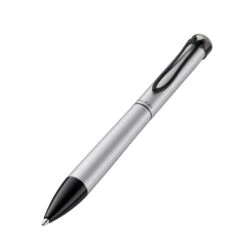 Pelikan Stola III K16 Ballpoint Pen In Matte Silver With Black Trim