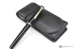 Pelikan Triple Pen Case Fine Leather In Black -Pen & Paper Store pelikan triple pen case fine leather in black 710