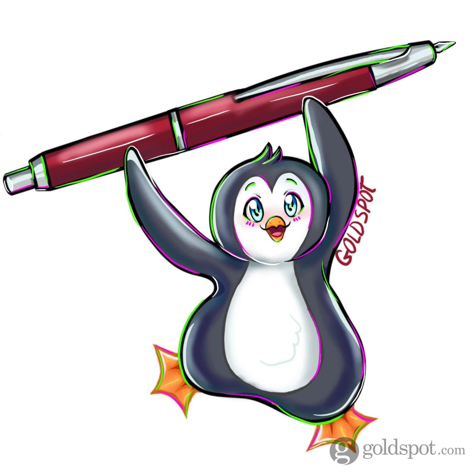 Pen-Guin Sticker 2 Pen-Guin Sticker - Image 2