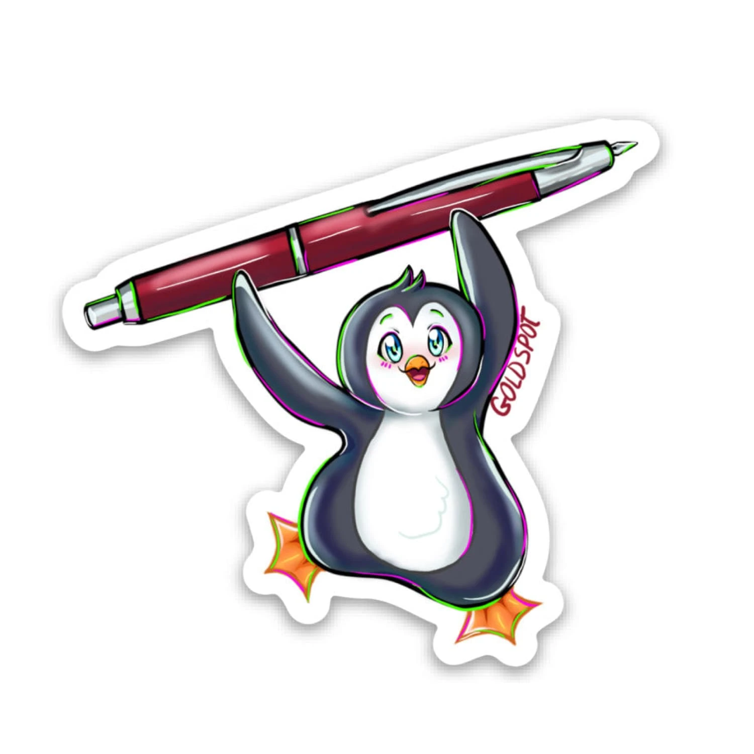 Pen-Guin Sticker 1 Pen-Guin Sticker