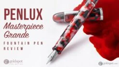Penlux Masterpiece Grande Fountain Pen In Black -Pen & Paper Store penlux masterpiece grande fountain pen in black 454