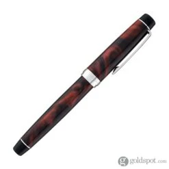 Pilot Custom Heritage SE Fountain Pen In Marble Red With Silver Trim - 14kt Gold -Pen & Paper Store pilot custom heritage se fountain pen in marble red with silver trim 14kt gold 286