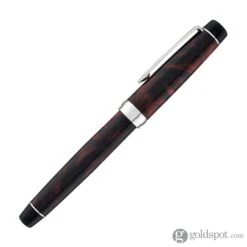Pilot Custom Heritage SE Fountain Pen In Marble Red With Silver Trim - 14kt Gold -Pen & Paper Store pilot custom heritage se fountain pen in marble red with silver trim 14kt gold 580