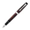 Pilot Custom Heritage SE Fountain Pen In Marble Red With Silver Trim - 14kt Gold