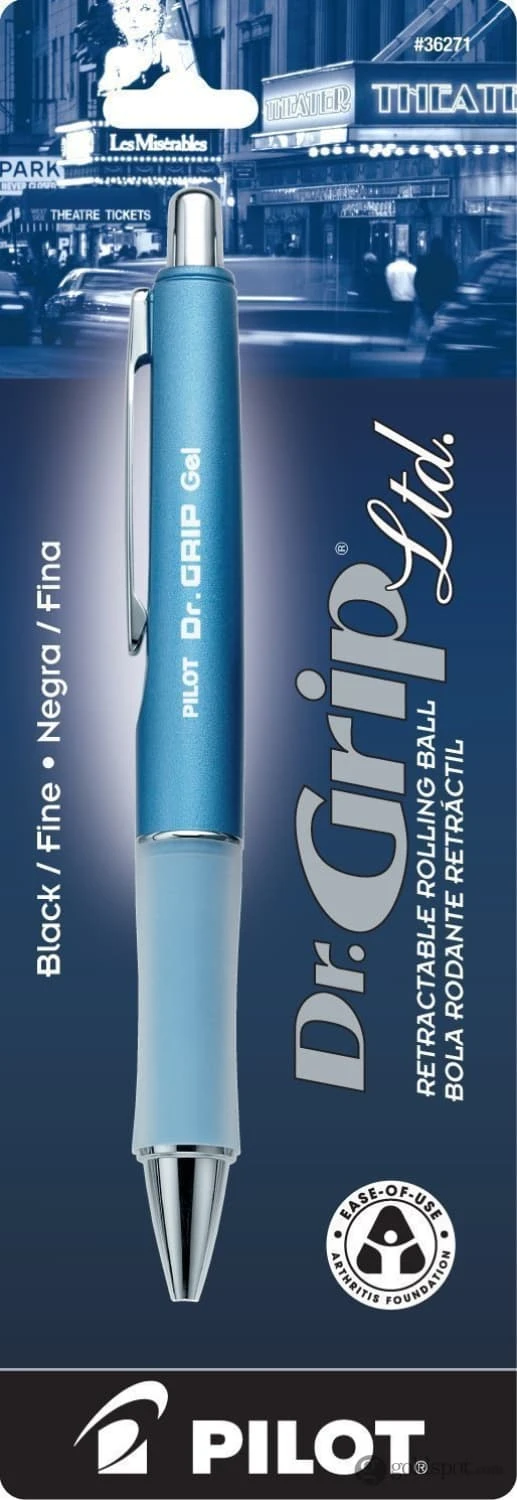 Pilot Dr. Grip Limited Retractable Rolling Ball Gel Pen In Ice Blue - Fine Point 2 Pilot Dr. Grip Limited Retractable Rolling Ball Gel Pen In Ice Blue - Fine Point - Image 2