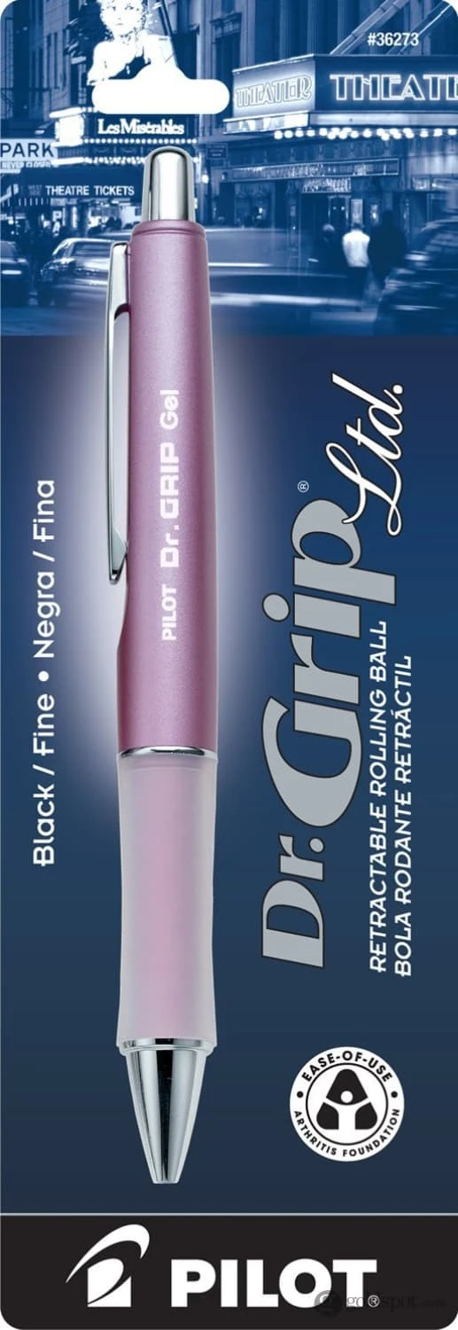 Pilot Dr. Grip Limited Retractable Rolling Ball Gel Pen In Mauve - Fine Point 2 Pilot Dr. Grip Limited Retractable Rolling Ball Gel Pen In Mauve - Fine Point - Image 2
