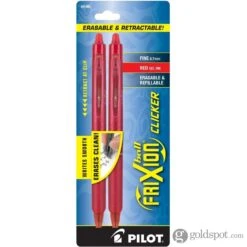 Pilot FriXion Clicker Erasable Gel Pens In Red -Pen & Paper Store pilot frixion clicker erasable gel pens in red 395
