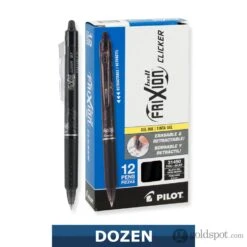 Pilot FriXion Clicker Retractable Erasable Gel Pens In Black - Fine Point -Pen & Paper Store pilot frixion clicker retractable erasable gel pens in black fine point 481
