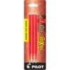 Pilot FriXion Erasable Ballpoint Pen Refill In Red - Fine Point - Pack Of 3