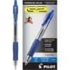 Pilot G2 Retractable Premium Gel Ink Pens In Blue - Pack Of 12