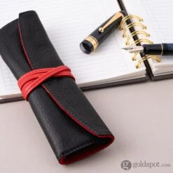 Pilot Pensemble Roll Pen Case In Black/Red (Long) 7 Pilot Pensemble Roll Pen Case In Black/Red (Long) -Pen & Paper Store pilot pensemble roll pen case in blackred long 510